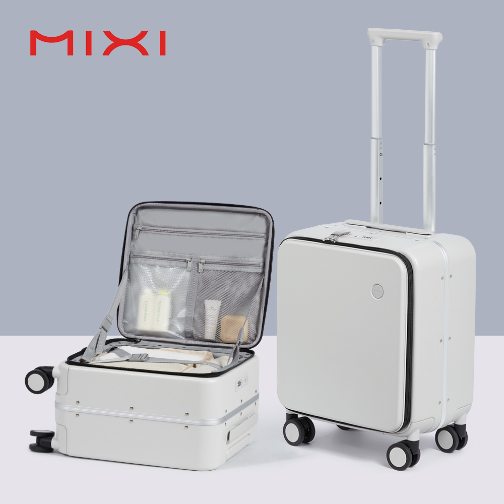 Aluminum Frame Carry On Luggage - 믹시 14인치 PC 하드쉘 여행용 캐리어,
