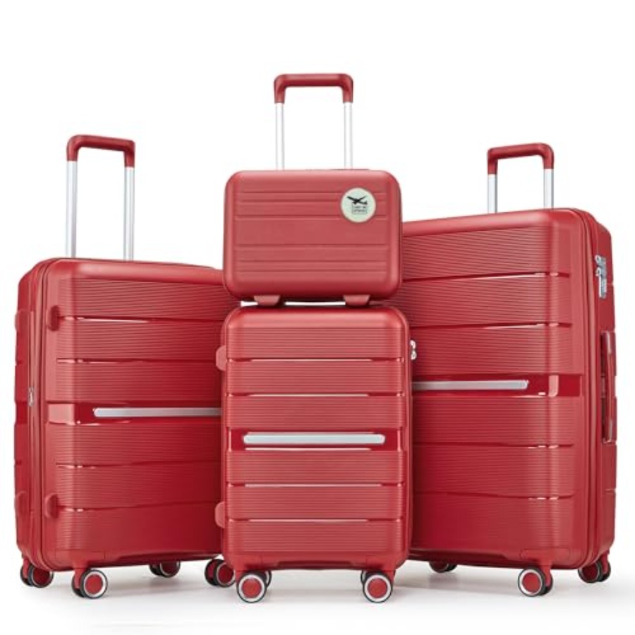 Expandable Hard Shell Luggage Set - 4피스 확장형 여행가방 세트, PP 하드쉘,