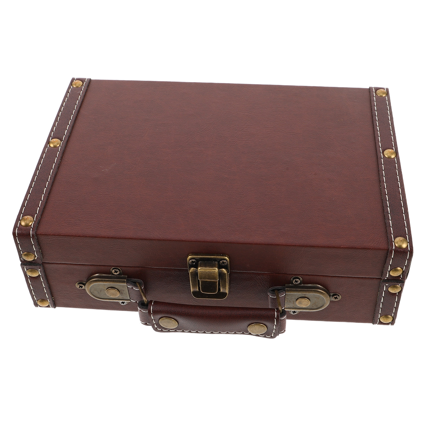 Retro Vintage Trunk Suitcase - 빈티지 스타일의 나무 수납 상자, 복고풍