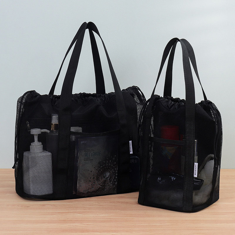 Cosmetic Bags - 대용량 비치백 배수 기능 화장품 수납