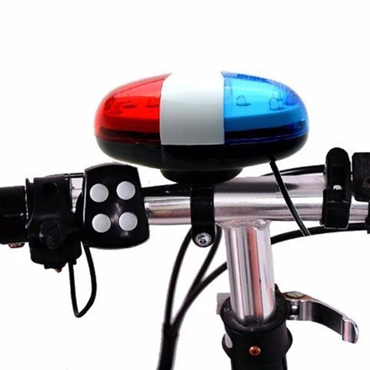 Kids Ride On Suitcase Scooter - 자전거 벨 경찰차 라이트 6 LED