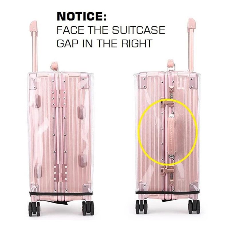 1Pc 투명 PVC 여행 가방 보호대 방진 스크래치 방 - Luggage Protective Cover Transparent 리뷰 및 가격