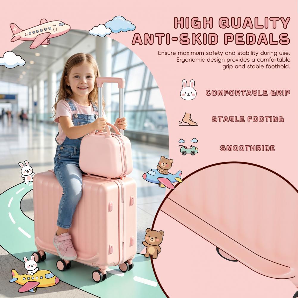 20인치 어린이용 접이식 페달 6개 회전 바퀴가 달린  - Kids Ride On Suitcase Scooter 리뷰 및 가격