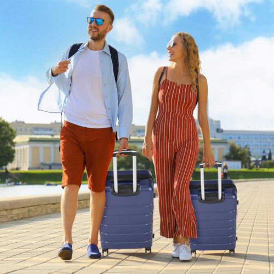 여행용 3피스 러기지 세트: 하드쉘 확장형 경량 롤링  - Expandable Hard Shell Luggage Set 리뷰 및 가격