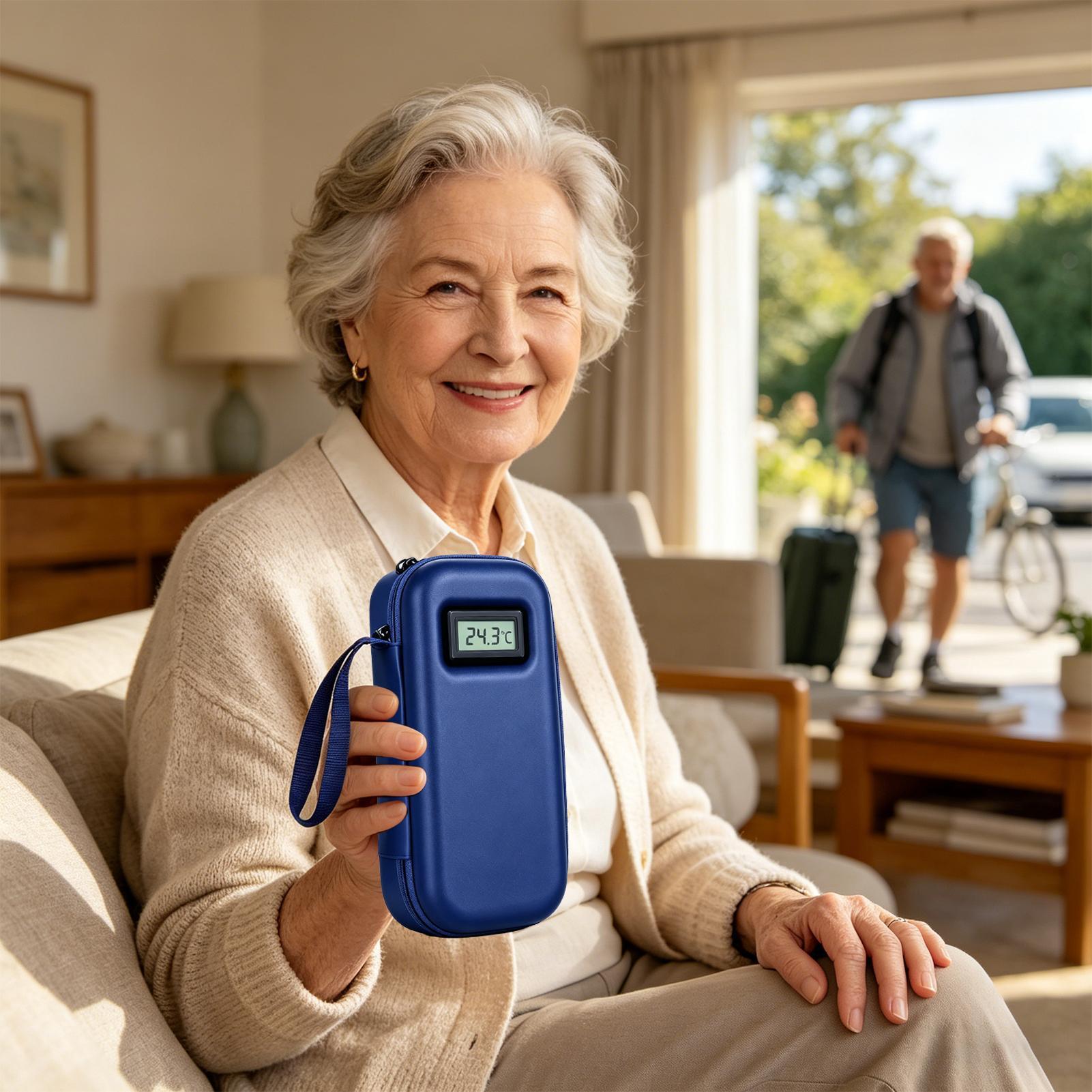 온도 표시 기능이 있는 쿨러 여행 가방, 방수 보관 가 - Travel Bags 리뷰 및 가격