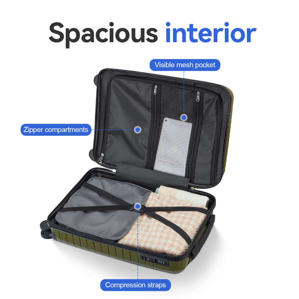 5개 세트의 PP 재질 하드 셸 여행 가방 세트(20/ - Foldable Rolling Luggage Bag 리뷰 및 가격