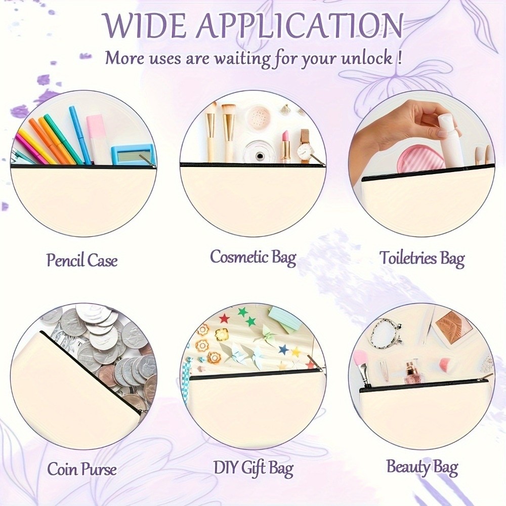 새로운 캔버스 소재 충전기 보관 파우치, 지퍼 잠금 방 - Cosmetic Bags 리뷰 및 가격