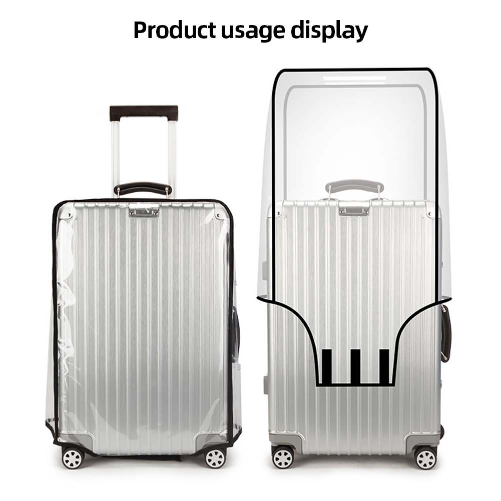18-30인치 투명 여행 가방 커버 보호대, 방수 트롤 - Waterproof Suitcase Cover Protector 리뷰 및 가격