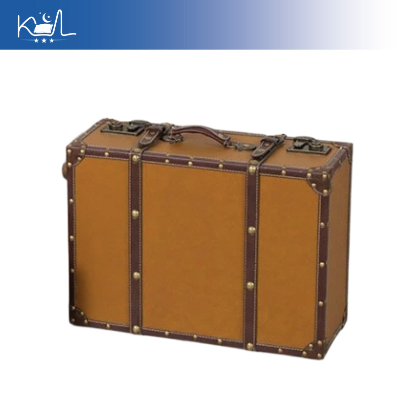 빈티지 오렌지색 장식용 수트케이스 보관함, 빈티지풍 대 - Retro Vintage Trunk Suitcase 리뷰 및 가격